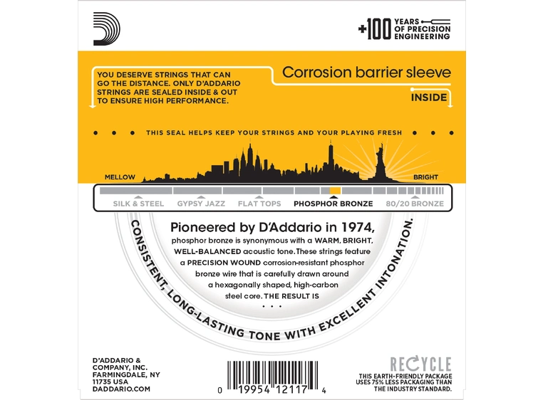 D'Addario EJ19 Phos.Bronze (012-056) 